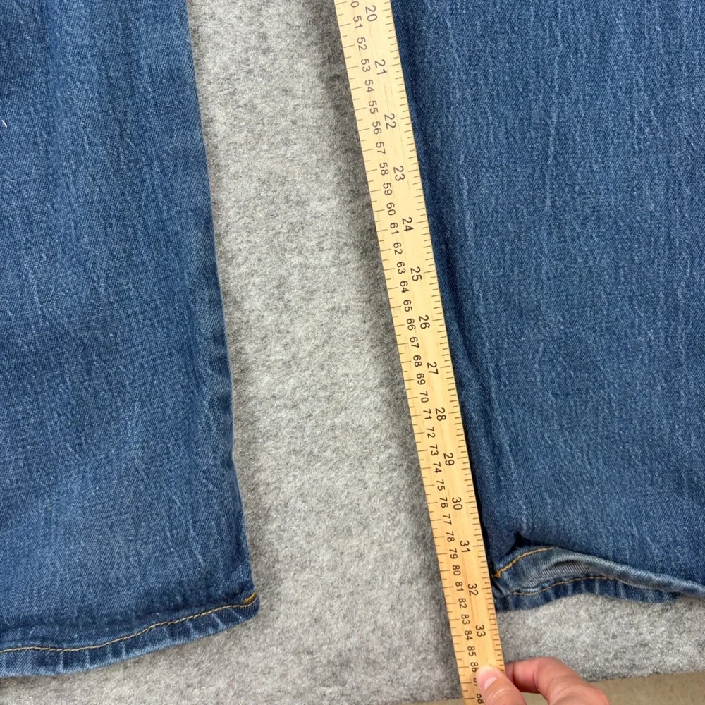 Levis‎ Western Fit Jeans Mens 36x34 Blue Straight Leg Denim Cowboy Bootcut